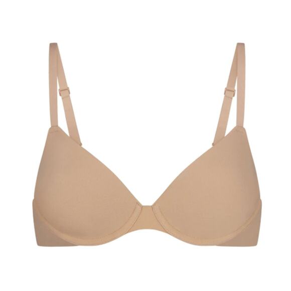 NEW SKIMS Clay Fits Everybody T-Shirt Demi Bra Size 32C - Picture 8 of 8